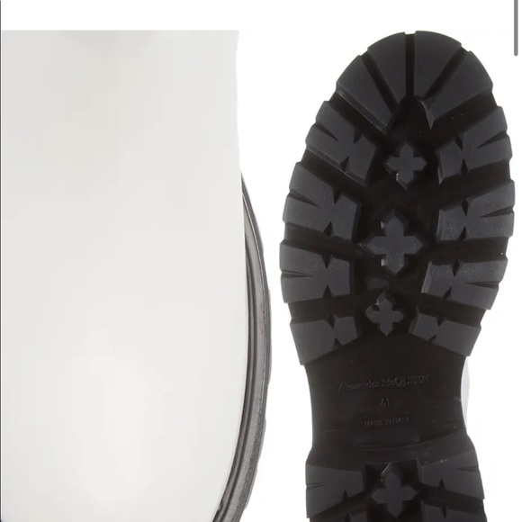 Nordstrom black and white combat boot - Picture 3 of 3